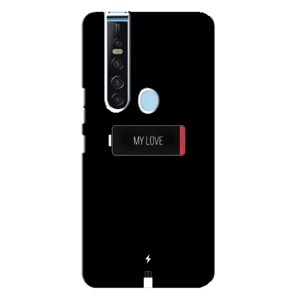 Чехол с принтом «Love battery» для TECNO Camon 15 Pro