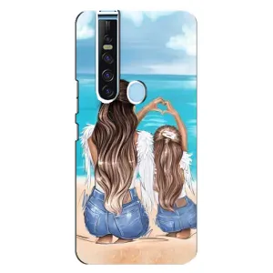 Чехол с печатью для TECNO Camon 15 Pro - (Мама с ребенком) (AlphaPrint)
