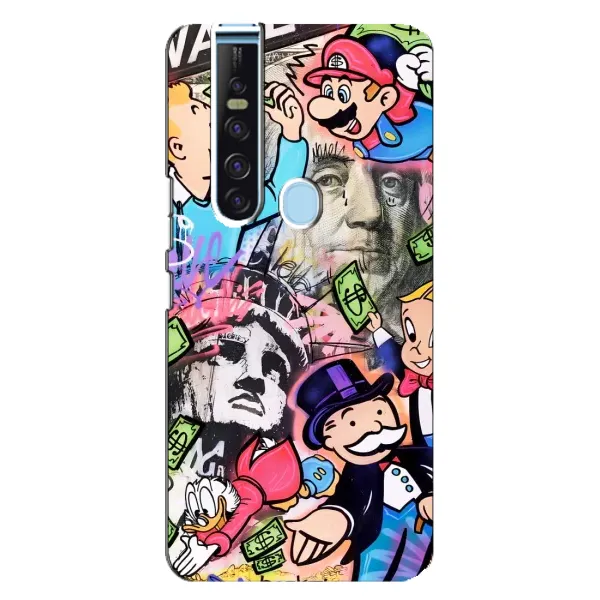 Чехол с принтом «Monopoly man» для TECNO Camon 15 Pro