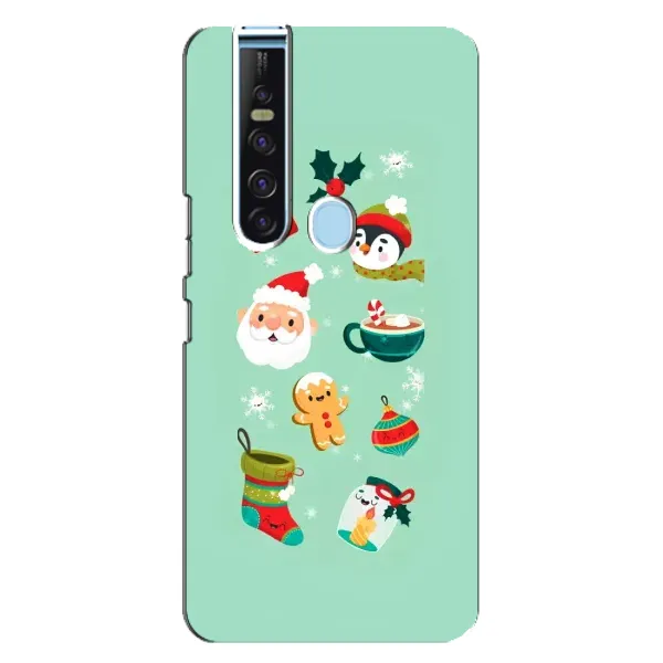 Чехол с принтом «Настроение НГ» для TECNO Camon 15 Pro