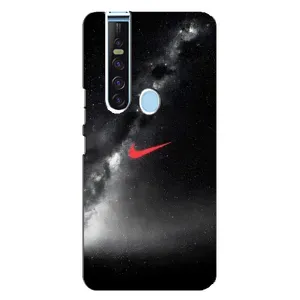 Чохол для TECNO Camon 15 Pro - з принтом Найк (AlphaPrint) (Найк червоний)
