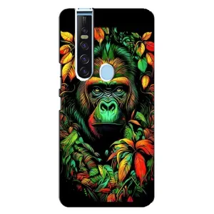 Чехол с Обезьянами TECNO Camon 15 Pro - (AlphaPrint) (Обезьяна в тропиках)