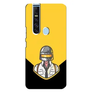 Чеjхол PUBG для ТЕКНО Камон 15 Про (AlphaPrint) (Пабг в шоломі)