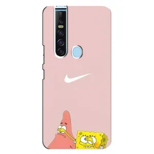 Чохол з принтом «Патрік і Губка» для TECNO Camon 15 Pro