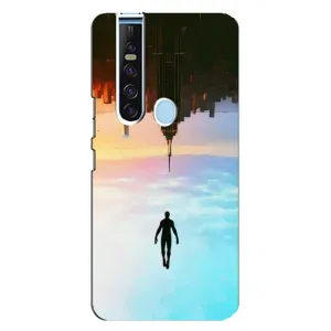 Чохол з людиною павуком для TECNO Camon 15 Pro - (AlphaPrint) (Людина павук)