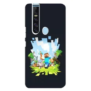 Чохол Майнкрафт на TECNO Camon 15 Pro (AlphaPrint) Minecraft (персонажі Minecraft)