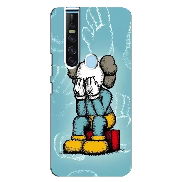 Чехол с принтом «Плач Bearbrick» для TECNO Camon 15 Pro