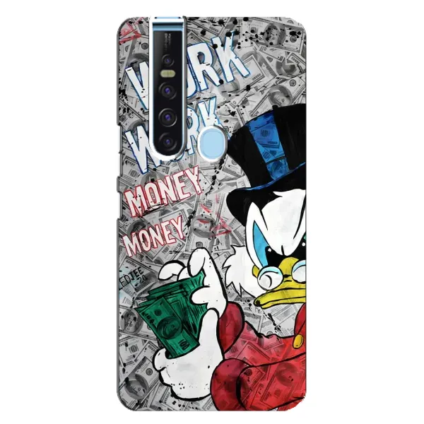 Чехол с принтом «Работа Работа» для TECNO Camon 15 Pro