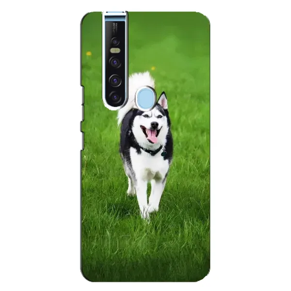 Чехол с принтом «Радостный Хаски» для TECNO Camon 15 Pro Чехол с принтом «Радостный Хаски» для TECNO Camon 15 Pro