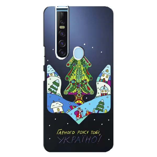 Чехол с принтом «Рождественский герб» для TECNO Camon 15 Pro Чехол с принтом «Рождественский герб» для TECNO Camon 15 Pro