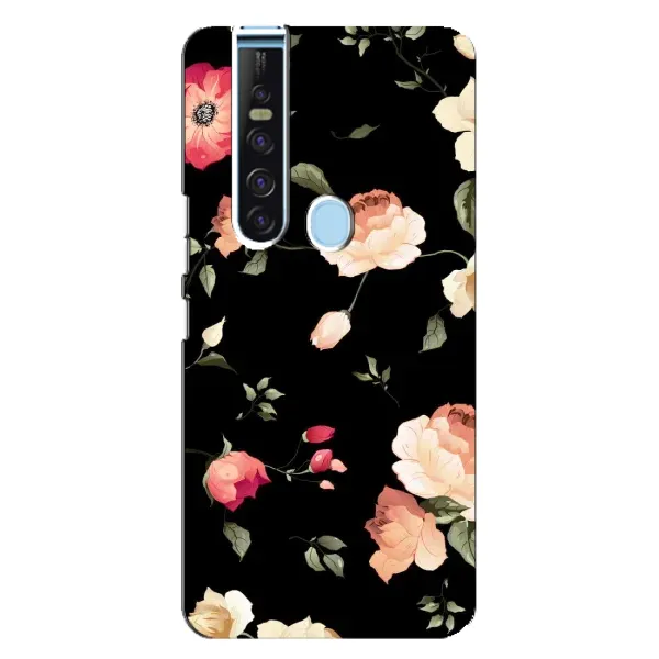 Чехол с принтом «Розочки» для TECNO Camon 15 Pro
