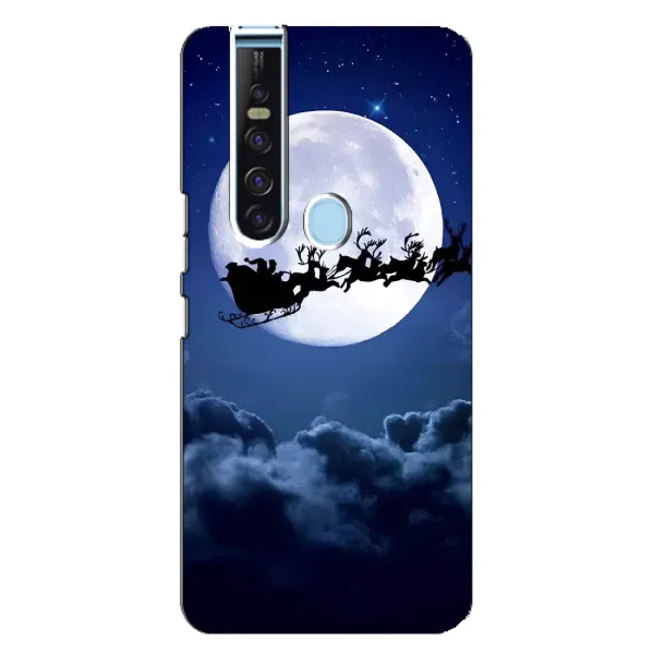Чехол с принтом «Санта - луна» для TECNO Camon 15 Pro