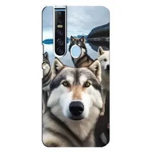 Чехол с принтом «Селфи ХАски» для TECNO Camon 15 Pro