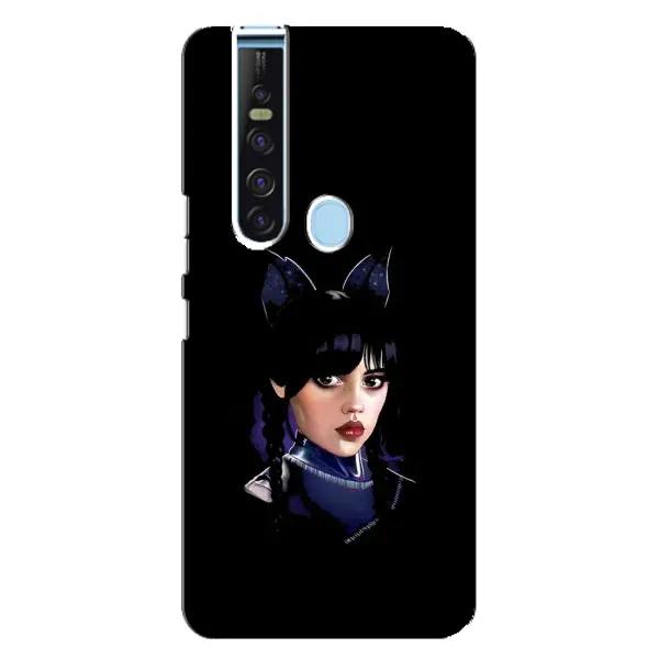 Чохол з принтом «серйозна Венздей» для TECNO Camon 15 Pro