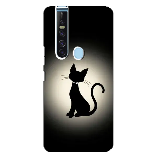 Чехол с принтом «Силуэт котика» для TECNO Camon 15 Pro Чехол с принтом «Силуэт котика» для TECNO Camon 15 Pro