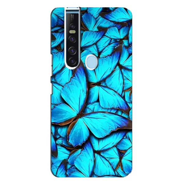 Чохол з принтом «Сині метелики» для TECNO Camon 15 Pro Чохол з принтом «Сині метелики» для TECNO Camon 15 Pro