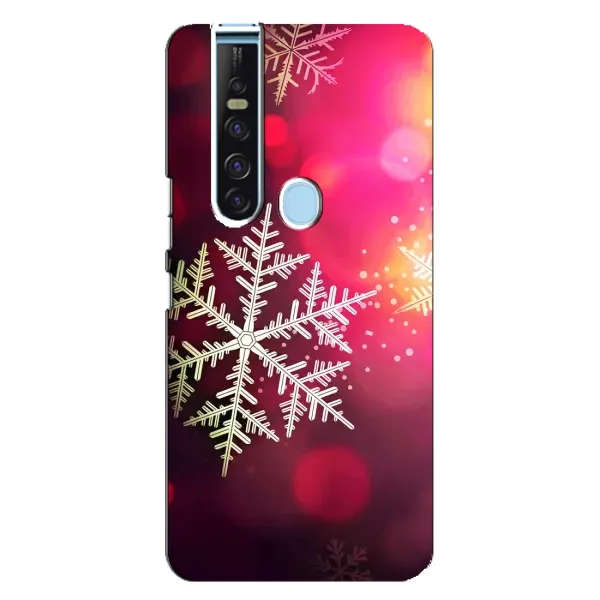 Чехол с принтом «Снежинка» для TECNO Camon 15 Pro
