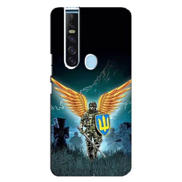 Чехол с принтом «Солдат ЗСУ» для TECNO Camon 15 Pro