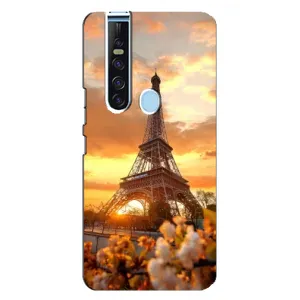 Чохол Ейфелева Вежа TECNO Camon 15 Pro - (AlphaPrint) (Сонячня вежа)