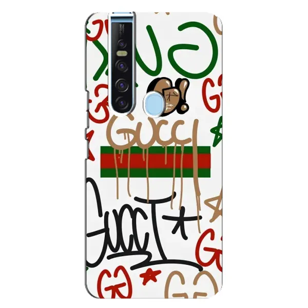 Чехол с принтом «Стиль GUUCI» для TECNO Camon 15 Pro
