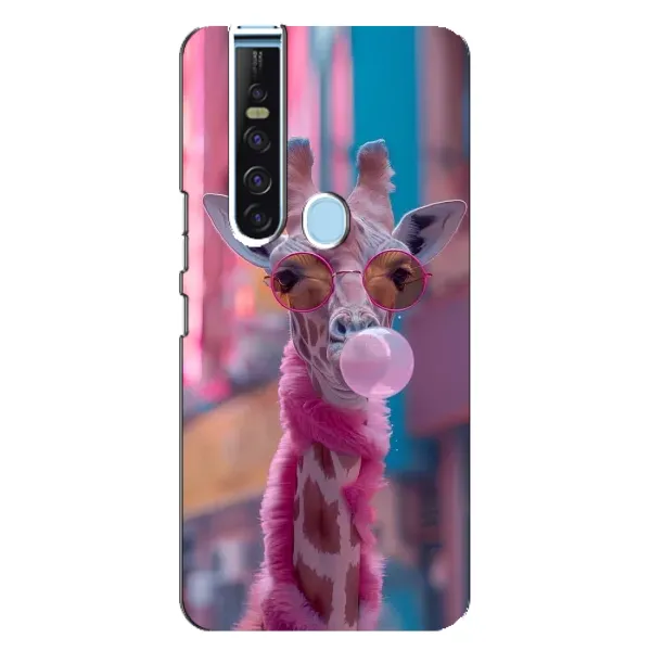 Чохол з принтом «Стильна жирафа» для TECNO Camon 15 Pro Чохол з принтом «Стильна жирафа» для TECNO Camon 15 Pro