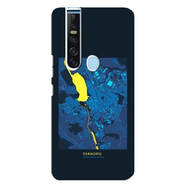 Чехол с принтом «Тернополь» для TECNO Camon 15 Pro