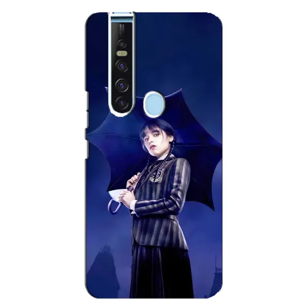 Чохол з принтом «Венздей з парасолькою» для TECNO Camon 15 Pro