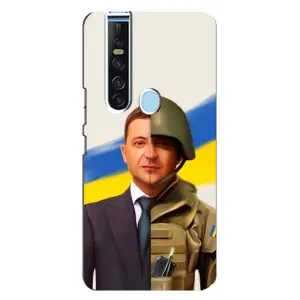 Чохол для TECNO Camon 15 Pro (AlphaPrint - с принтом Зеленського) (Зеленский солдат)
