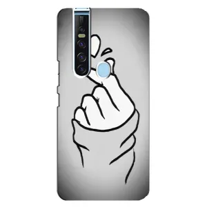 Чохол з принтом для TECNO Camon 15 Pro (AlphaPrint - Знак сердечка) (Значок Love)