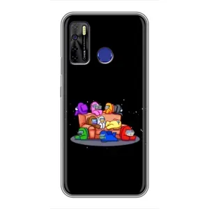 Чохли Амонг Ас для TECNO Camon 15 (AlphaPrint) (Амонг-ас)