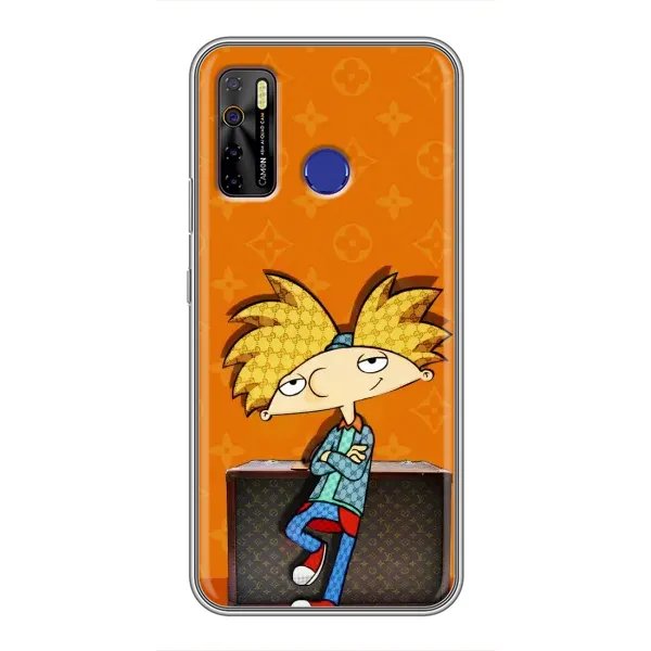 Чехол с принтом «Арнольд» для TECNO Camon 15