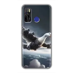 Чохол з мемом Тралалело тралала на TECNO Camon 15 (Бомбардіні гусіні)