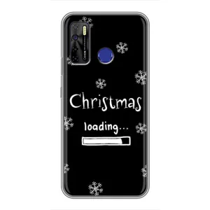 Рождественские, Праздничные Чехлы для Техно Камон 15 (Christmas loading)