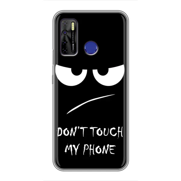 Чехол с принтом «Dont Touch» для TECNO Camon 15