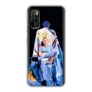 Чехлы с футболистом Ерлинг Холанд для TECNO Camon 15 (AlphaPrint) (футболист Холанн)