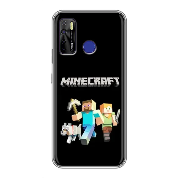 Чехол с принтом «герои Minecraft» для TECNO Camon 15 Чехол с принтом «герои Minecraft» для TECNO Camon 15
