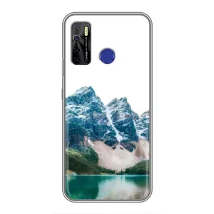 Силиконовый чехол с КАРТИНКАМИ лето для TECNO Camon 15 (AlphaPrint) (Гори)