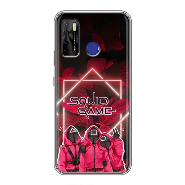 Чохол з принтом «Охоронці Гра кальмара» для TECNO Camon 15