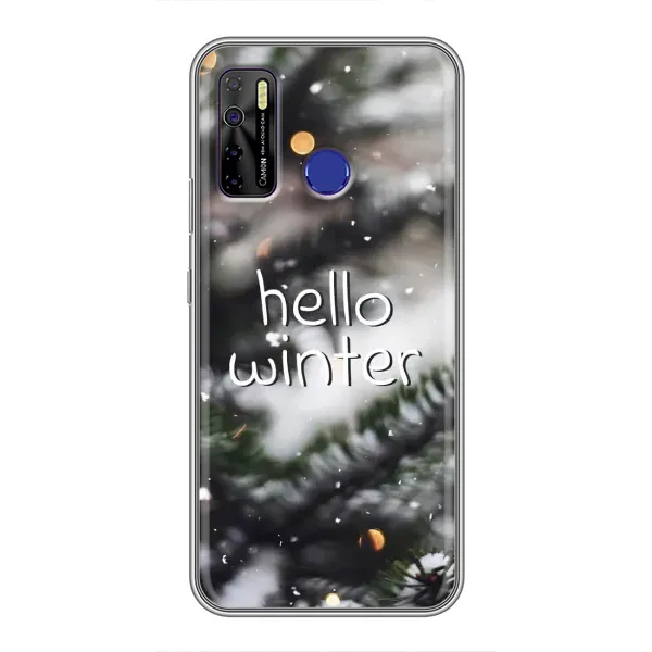 Чехол с принтом «Hello winter» для TECNO Camon 15 Чехол с принтом «Hello winter» для TECNO Camon 15
