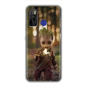 Чохол з принтом «I am Groot» для TECNO Camon 15
