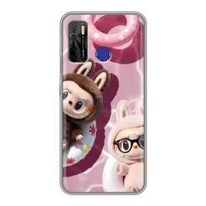 Чехол с принтом «Игрушка Лабубу» для TECNO Camon 15