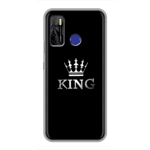 Чехол с Короной Техно Камон 15 - (AlphaPrint) (KING)