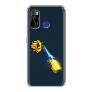 Чехол для Патриота Украины TECNO Camon 15 - (AlphaPrint) (Коктейль молотова)