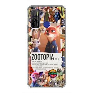 Чохол Зоотрополіс на TECNO Camon 15 (Постер Зоотрополіс)
