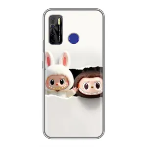 Чехол с принтом «Лабубу» для TECNO Camon 15