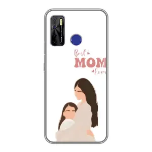 Чехлы для мамы на TECNO Camon 15 (Мама и дочка)