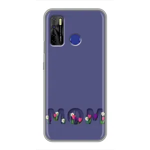 Чехлы для мамы на TECNO Camon 15 (Мама в цветах)