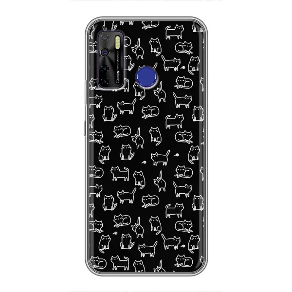 Чохол з принтом «Маленькі котики» для TECNO Camon 15