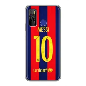 Чохли Мессі для TECNO Camon 15 (AlphaPrint) (Messi Barca 10)