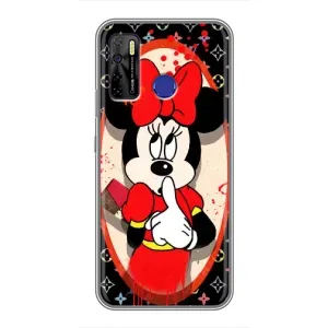 Чехол Disney Mouse TECNO Camon 15 (PREMIUMPrint) (Минни Маус ЛВ)